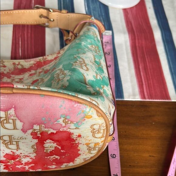 Dooney & Bourke Colorful paint splatter with logo Women's Bag small - Picture 12 of 12